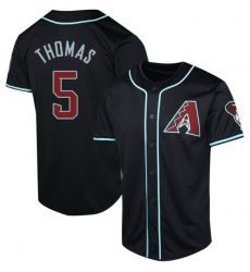 Men Arizona Diamondbacks #4 Alek Thomas 2024 Black Stitched MLB Jersey