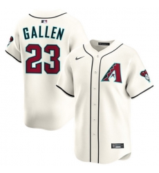 Men Arizona Diamondbacks Nike Home Limited Jersey Cream Gallen Zac 23 Men Arizona Diamondbacks Nike Home Limited Jersey Cream Gallen Zac 23