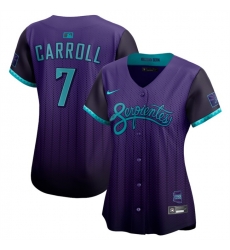 Women Arizona Diamondbacks ACTIVE PLAYER Purple 2025 City Connect Limited Stitched Baseball Jersey Women Arizona Diamondbacks ACTIVE PLAYER Purple 2025 City Connect Limited Stitched Baseball Jersey