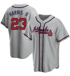 Youth Replica Michael Harris II Atlanta Braves Gray Road Jersey