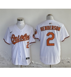 Men Baltimore Orioles 2 Gunnar Henderson White 2024 With Patch Cool Base Stitched Baseball Jersey Men Baltimore Orioles 2 Gunnar Henderson White 2024 With Patch Cool Base Stitched Baseball Jersey