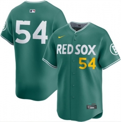 Men Boston Red Sox 54 Lucas Giolito Green 2025 City Connect Limited Stitched Baseball Jersey