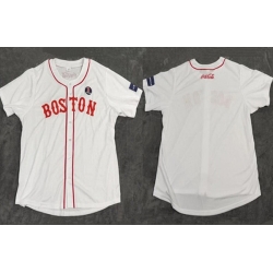 Men Boston Red Sox BOSTON STRONG White Stitched Baseball Jersey