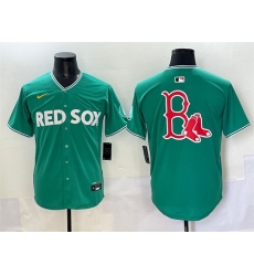 Men Boston Red Sox Team Big Logo Green 2025 City Connect Limited Stitched Baseball Jersey Men Boston Red Sox Team Big Logo Green 2025 City Connect Limited Stitched Baseball Jersey