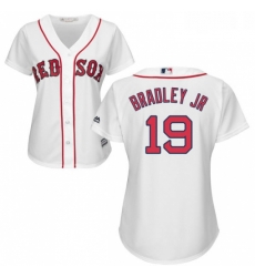 Womens Majestic Boston Red Sox 19 Jackie Bradley Jr Authentic White Home MLB Jersey Womens Majestic Boston Red Sox 19 Jackie Bradley Jr Authentic White Home MLB Jersey