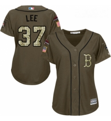 Womens Majestic Boston Red Sox 37 Bill Lee Authentic Green Salute to Service 2018 World Series Champions MLB Jersey Womens Majestic Boston Red Sox 37 Bill Lee Authentic Green Salute to Service 2018 World Series Champions MLB Jersey