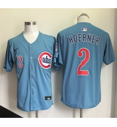 Men Chicago Cubs  2 Alex Bregman Blue 2026 2nd Alternate Limited Stitched Baseball Jersey