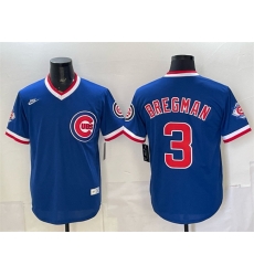 Men Chicago Cubs 3 Alex Bregman Royal 150th Anniversary Throwback Vapor Limited Stitched Baseball Jersey Men Chicago Cubs 3 Alex Bregman Royal 150th Anniversary Throwback Vapor Limited Stitched Baseball Jersey