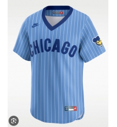 Men Chicago Cubs Nike Throwback Cooperstown Collection Limited Jersey Blue