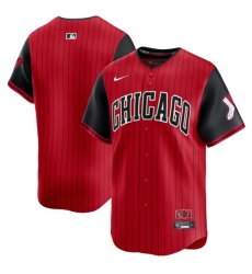 Men Chicago White Sox Blank Red Black 2025 City Connect Limited Stitched Baseball Jersey