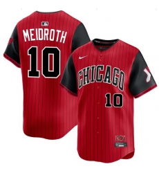 Men Chicago White Sox Chase Meidroth #10 Red Strips City Connection Limited Jersey Nike Men Chicago White Sox Chase Meidroth #10 Red Strips City Connection Limited Jersey Nike