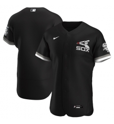 Men Chicago White Sox Men Nike Black Alternate 2020 Flex Base Team MLB Jersey