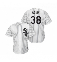 Youth Chicago White Sox 38 Ryan Goins Replica White Home Cool Base Baseball Jersey Youth Chicago White Sox 38 Ryan Goins Replica White Home Cool Base Baseball Jersey