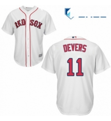 Youth Majestic Boston Red Sox 11 Rafael Devers Authentic White Home Cool Base MLB Jersey Youth Majestic Boston Red Sox 11 Rafael Devers Authentic White Home Cool Base MLB Jersey