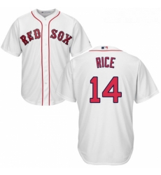 Youth Majestic Boston Red Sox 14 Jim Rice Authentic White Home Cool Base MLB Jersey