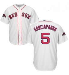Youth Majestic Boston Red Sox 5 Nomar Garciaparra Authentic White Home Cool Base 2018 World Series Champions MLB Jersey Youth Majestic Boston Red Sox 5 Nomar Garciaparra Authentic White Home Cool Base 2018 World Series Champions MLB Jersey