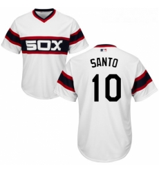 Youth Majestic Chicago White Sox 10 Ron Santo Authentic White 2013 Alternate Home Cool Base MLB Jersey Youth Majestic Chicago White Sox 10 Ron Santo Authentic White 2013 Alternate Home Cool Base MLB Jersey