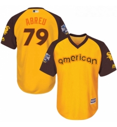 Youth Majestic Chicago White Sox 79 Jose Abreu Authentic Yellow 2016 All Star American League BP Cool Base MLB Jersey Youth Majestic Chicago White Sox 79 Jose Abreu Authentic Yellow 2016 All Star American League BP Cool Base MLB Jersey