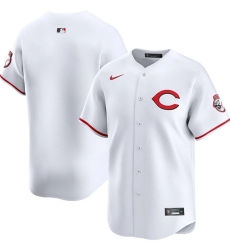 Men Cincinnati Reds Blank White 2025 Home Limited Stitched Baseball Jersey