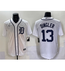 Men Detroit Tigers 13 Dillon Dingler Cool Base Stitched Baseball Jersey Men Detroit Tigers 13 Dillon Dingler Cool Base Stitched Baseball Jersey