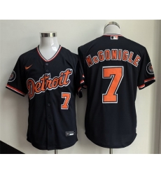 Men Detroit Tigers 7 Kevin McGonigle Black 2026 Alternate Vapor Premier Limited Stitched Baseball Jersey Men Detroit Tigers 7 Kevin McGonigle Black 2026 Alternate Vapor Premier Limited Stitched Baseball Jersey