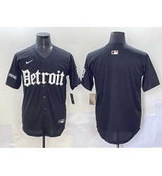 Men Detroit Tigers Blank Black 27Motor Gothic Edition 27 Vapor Premier Limited Stitched Baseball Jersey Men Detroit Tigers Blank Black 27Motor Gothic Edition 27 Vapor Premier Limited Stitched Baseball Jersey