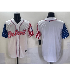 Men Detroit Tigers Blank White 2025 Memorial Day Vapor Premier Limited Stitched Baseball Jersey Men Detroit Tigers Blank White 2025 Memorial Day Vapor Premier Limited Stitched Baseball Jersey