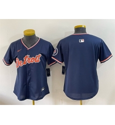 Women Detroit Tigers Blank Navy 2026 Alternate Vapor Premier Limited Stitched Baseball Jersey Women Detroit Tigers Blank Navy 2026 Alternate Vapor Premier Limited Stitched Baseball Jersey