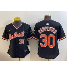 Youth Detroit Tigers 30 Kerry Carpenter Black 2026 Alternate Vapor Premier Limited Stitched Baseball Jersey Youth Detroit Tigers 30 Kerry Carpenter Black 2026 Alternate Vapor Premier Limited Stitched Baseball Jersey
