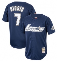 Men Houston Astros 7 Craig Biggio Navy 1994 Stitched Baseball Jersey Men Houston Astros 7 Craig Biggio Navy 1994 Stitched Baseball Jersey