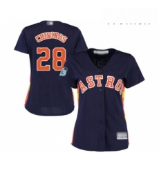 Womens Houston Astros 28 Robinson Chirinos Authentic Navy Blue Alternate Cool Base Baseball Jersey Womens Houston Astros 28 Robinson Chirinos Authentic Navy Blue Alternate Cool Base Baseball Jersey