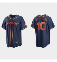 Youth Houston Astros 10 Yuli Gurriel 2022 Navy City Connect Stitched Jersey Youth Houston Astros 10 Yuli Gurriel 2022 Navy City Connect Stitched Jersey