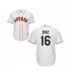 Youth Houston Astros 16 Aledmys Diaz Authentic White Home Cool Base Baseball Jersey Youth Houston Astros 16 Aledmys Diaz Authentic White Home Cool Base Baseball Jersey
