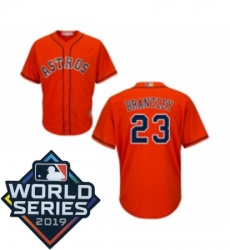Youth Houston Astros 23 Michael Brantley Orange Alternate Cool Base Baseball jersey Youth Houston Astros 23 Michael Brantley Orange Alternate Cool Base Baseball jersey