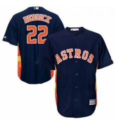 Youth Majestic Houston Astros 22 Josh Reddick Replica Navy Blue Alternate Cool Base MLB Jersey Youth Majestic Houston Astros 22 Josh Reddick Replica Navy Blue Alternate Cool Base MLB Jersey
