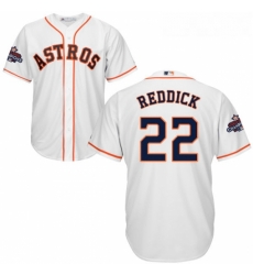 Youth Majestic Houston Astros 22 Josh Reddick Replica White Home 2017 World Series Champions Cool Base MLB Jersey Youth Majestic Houston Astros 22 Josh Reddick Replica White Home 2017 World Series Champions Cool Base MLB Jersey