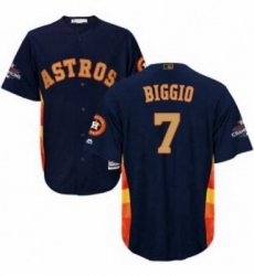 Youth Majestic Houston Astros 7 Craig Biggio Authentic Navy Blue Alternate 2018 Gold Program Cool Base MLB Jersey Youth Majestic Houston Astros 7 Craig Biggio Authentic Navy Blue Alternate 2018 Gold Program Cool Base MLB Jersey