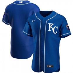 Men Kansas City Royals Men Nike Royal Alternate 2020 Flex Base Official Team MLB Jersey
