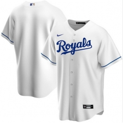 Men Kansas City Royals Nike White Blank Jersey