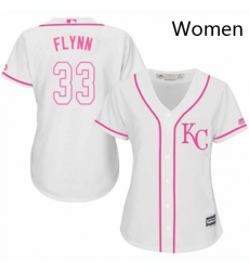 Womens Majestic Kansas City Royals 33 Brian Flynn Authentic White Fashion Cool Base MLB Jersey Womens Majestic Kansas City Royals 33 Brian Flynn Authentic White Fashion Cool Base MLB Jersey