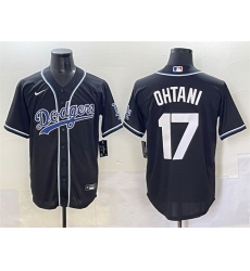Men Los Angeles Dodgers 17 Shohei Ohtani Black Fashion Stitched Baseball Jersey Men Los Angeles Dodgers 17 Shohei Ohtani Black Fashion Stitched Baseball Jersey
