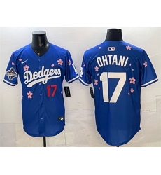 Men Los Angeles Dodgers 17 Shohei Ohtani Royal 2025 World Series Champions Patch Tokyo Series Limited Stitched Baseball Jersey Men Los Angeles Dodgers 17 Shohei Ohtani Royal 2025 World Series Champions Patch Tokyo Series Limited Stitched Baseball Jersey