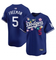 Men Los Angeles Dodgers 5 Freddie Freeman Royal Takashi Murakami 2025 Vapor Limited Stitched Baseball Jersey Men Los Angeles Dodgers 5 Freddie Freeman Royal Takashi Murakami 2025 Vapor Limited Stitched Baseball Jersey
