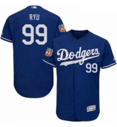 Mens Majestic Los Angeles Dodgers 99 Hyun Jin Ryu Royal Blue Flexbase Authentic Collection MLB Jersey Mens Majestic Los Angeles Dodgers 99 Hyun Jin Ryu Royal Blue Flexbase Authentic Collection MLB Jersey