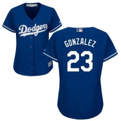 Women Los Angeles Dodgers Adrian Gonzalez Blue Authentic Home Cool Base MLB Jersey