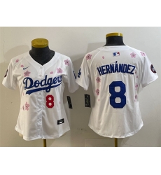 Youth Los Angeles Dodgers 8 Enrique Hernandez White 2025 Tokyo Series Limited Stitched Baseball Jersey Youth Los Angeles Dodgers 8 Enrique Hernandez White 2025 Tokyo Series Limited Stitched Baseball Jersey