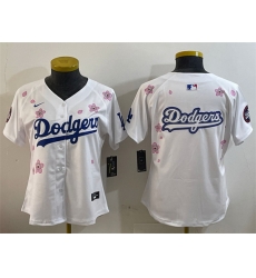 Youth Los Angeles Dodgers Team Big Logo White 2025 Tokyo Series Limited Stitched Baseball Jersey Youth Los Angeles Dodgers Team Big Logo White 2025 Tokyo Series Limited Stitched Baseball Jersey