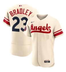 Men Los Angeles Angels 23 Archie Bradley 2022 Cream City Connect Flex Base Stitched Jerseyy