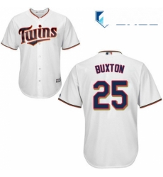 Youth Majestic Minnesota Twins 25 Byron Buxton Replica White Home Cool Base MLB Jersey Youth Majestic Minnesota Twins 25 Byron Buxton Replica White Home Cool Base MLB Jersey