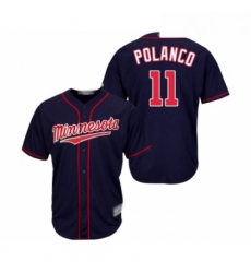 Youth Minnesota Twins 11 Jorge Polanco Replica Navy Blue Alternate Road Cool Base Baseball Jersey Youth Minnesota Twins 11 Jorge Polanco Replica Navy Blue Alternate Road Cool Base Baseball Jersey